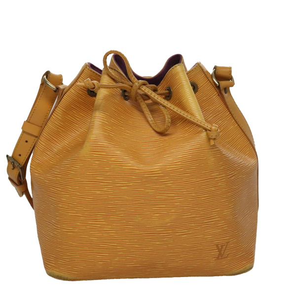 Louis Vuitton Petit Noé Yellow Leather shoulder - Picture 1 of 10